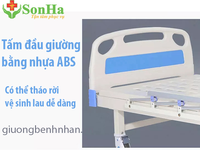 Tấm đầu giường y tế 2 tay quayvnkm-b02